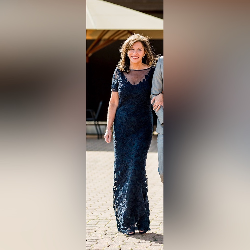 Mother of the bride - Stunning blue JS Collection gown